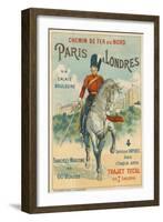 Paris to London-null-Framed Giclee Print