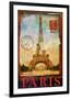 Paris Tour Eiffel Tower, Trocadero-Chris Vest-Framed Premium Giclee Print