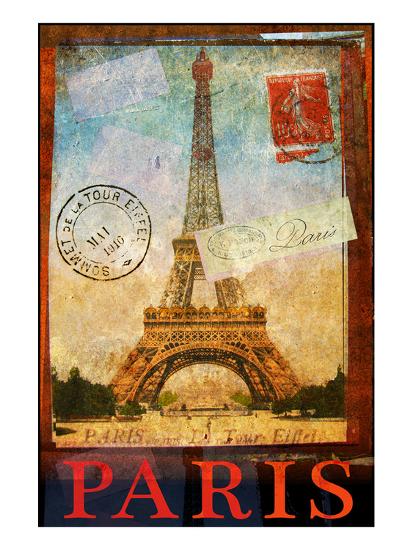 Outlook volume I'm thirsty Paris Tour Eiffel Tower, Trocadero' Art - Chris Vest | AllPosters.com