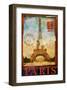 Paris Tour Eiffel Tower, Trocadero-Chris Vest-Framed Art Print