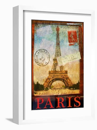 Paris Tour Eiffel Tower, Trocadero-Chris Vest-Framed Art Print