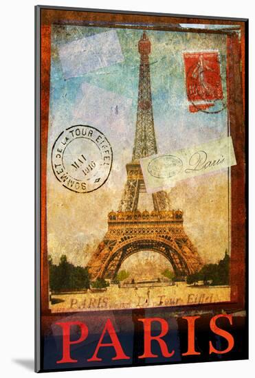 Paris Tour Eiffel Tower, Trocadero-Chris Vest-Mounted Art Print