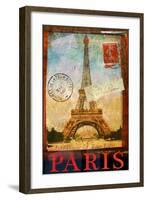 Paris Tour Eiffel Tower, Trocadero-Chris Vest-Framed Art Print