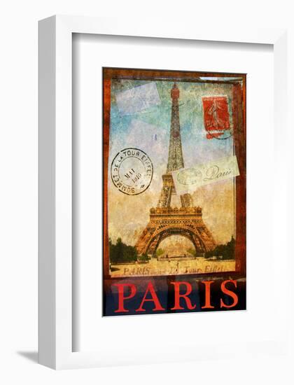 Paris Tour Eiffel Tower, Trocadero-Chris Vest-Framed Art Print