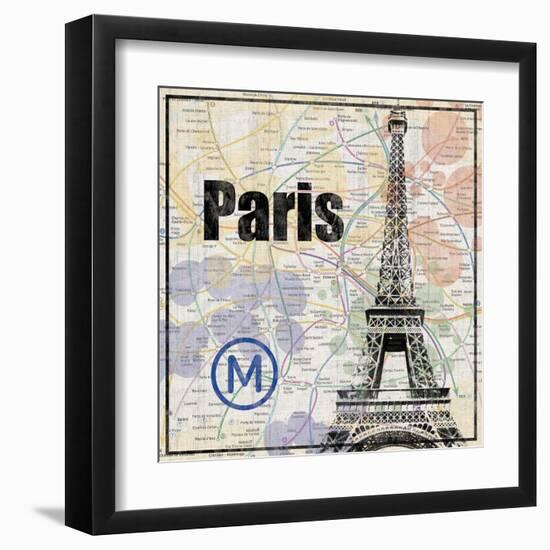 Paris Train-Lauren Gibbons-Framed Art Print