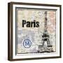 Paris Train-Lauren Gibbons-Framed Art Print