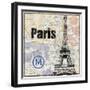 Paris Train-Lauren Gibbons-Framed Art Print