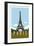 Paris Travel Poster-Michael Jon Watt-Framed Premium Giclee Print