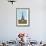 Paris Travel Poster-Michael Jon Watt-Framed Giclee Print displayed on a wall