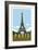 Paris Travel Poster-Michael Jon Watt-Framed Giclee Print