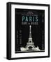 Paris Travel-The Vintage Collection-Framed Giclee Print