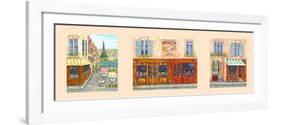 Paris Triptych A-Vessela G.-Framed Giclee Print