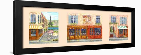 Paris Triptych A-Vessela G.-Framed Giclee Print