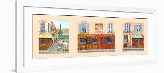 Paris Triptych A-Vessela G.-Framed Giclee Print