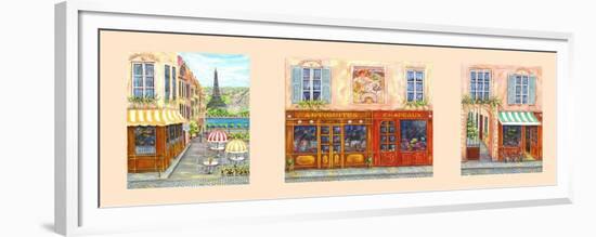 Paris Triptych A-Vessela G.-Framed Giclee Print