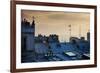 Paris Typical Rooftops at Sunset and Eiffel Tower in the Distance, Seen from Montmartre Hill-ivan bastien-Framed Photographic Print