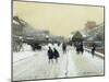 Paris under Snow-Luigi Loir-Mounted Giclee Print