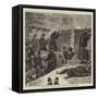 Paris under the Commune, Last Stand of the Insurgents at the Barricades-William Small-Framed Stretched Canvas