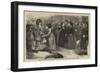 Paris under the Commune, Searching Women for Letters at the Northern Railway Station-Henry Woods-Framed Giclee Print