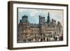 Paris Universal Exhibition of 1889 : City Hall in Paris-French School-Framed Giclee Print