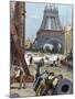 Paris. Universal Exhibition of 1889. Construction of the Eiffel Tower.-Tarker-Mounted Giclee Print