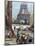 Paris. Universal Exhibition of 1889. Construction of the Eiffel Tower.-Tarker-Mounted Giclee Print