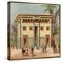 Paris Universal Exhibition of 1889 : Egyptian House-French School-Stretched Canvas