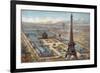 Paris Universal Exhibition of 1889 : Eiffel Tower-French School-Framed Giclee Print