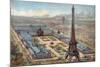 Paris Universal Exhibition of 1889 : Eiffel Tower-French School-Mounted Giclee Print