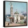 Paris Universal Exhibition of 1889 : The arab mosque-French School-Framed Stretched Canvas