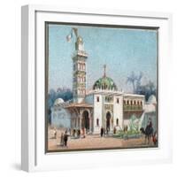 Paris Universal Exhibition of 1889 : The arab mosque-French School-Framed Giclee Print