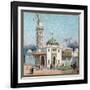 Paris Universal Exhibition of 1889 : The arab mosque-French School-Framed Giclee Print