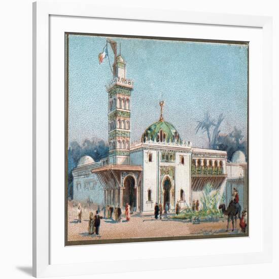 Paris Universal Exhibition of 1889 : The arab mosque-French School-Framed Giclee Print