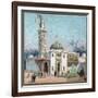 Paris Universal Exhibition of 1889 : The arab mosque-French School-Framed Giclee Print