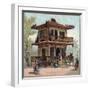 Paris Universal Exhibition of 1889 : The Japan Pavilion-French School-Framed Giclee Print