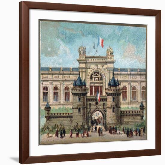 Paris Universal Exhibition of 1889 : The Palace of the War ministery-French School-Framed Giclee Print