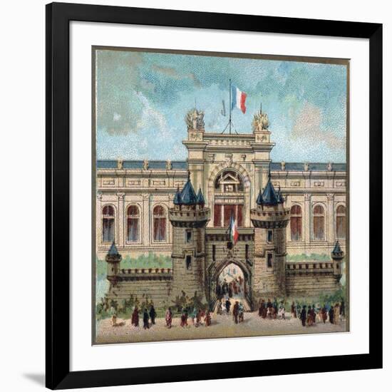 Paris Universal Exhibition of 1889 : The Palace of the War ministery-French School-Framed Giclee Print