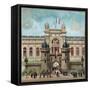 Paris Universal Exhibition of 1889 : The Palace of the War ministery-French School-Framed Stretched Canvas