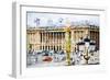 Paris Urban Scene - In the Style of Oil Painting-Philippe Hugonnard-Framed Giclee Print