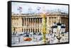 Paris Urban Scene - In the Style of Oil Painting-Philippe Hugonnard-Framed Stretched Canvas