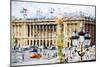 Paris Urban Scene - In the Style of Oil Painting-Philippe Hugonnard-Mounted Premium Giclee Print