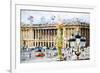 Paris Urban Scene - In the Style of Oil Painting-Philippe Hugonnard-Framed Giclee Print