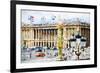 Paris Urban Scene - In the Style of Oil Painting-Philippe Hugonnard-Framed Giclee Print