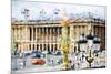 Paris Urban Scene - In the Style of Oil Painting-Philippe Hugonnard-Mounted Giclee Print