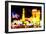 Paris Vegas - In the Style of Oil Painting-Philippe Hugonnard-Framed Giclee Print