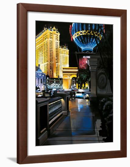 Paris, Vegas-Christophe Susbielles-Framed Art Print