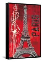 Paris Vibe-Evangeline Taylor-Framed Stretched Canvas