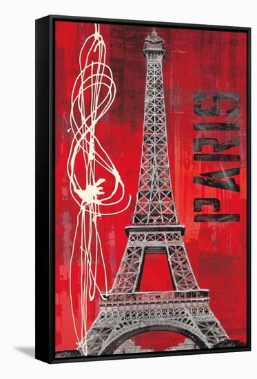 Paris Vibe-Evangeline Taylor-Framed Stretched Canvas