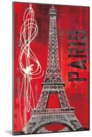 Paris Vibe-Evangeline Taylor-Mounted Art Print