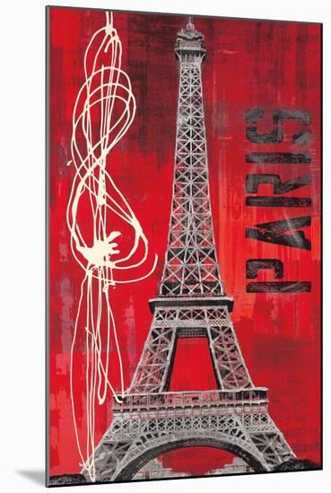 Paris Vibe-Evangeline Taylor-Mounted Art Print